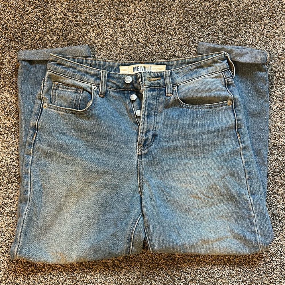 Brandy Melville loose distressed jeans